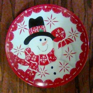 Christmas serving plate